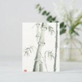 Carte Postale bambou (Debout devant)