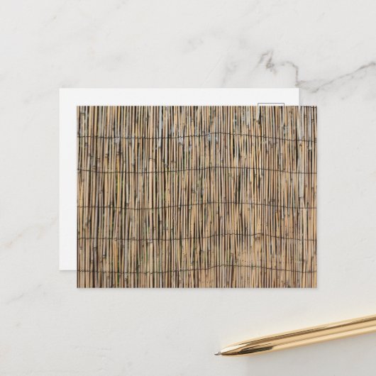 Carte Postale Bambou (Devant/Arrière en situation)