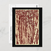 Carte Postale bambou (Devant / Derrière)