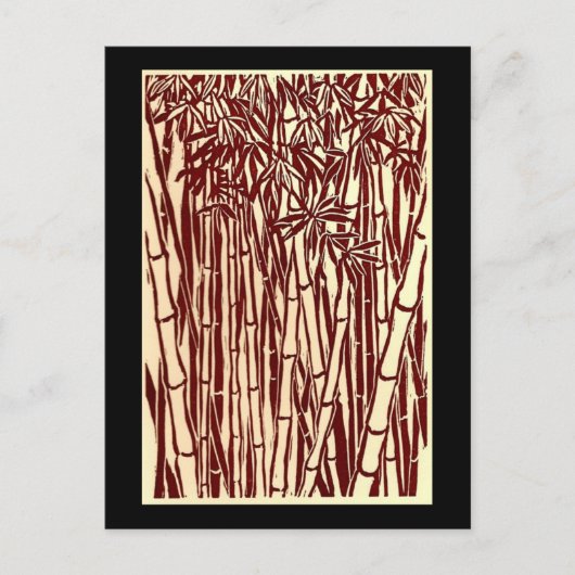 Carte Postale bambou (Devant)