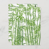 Carte Postale Bambou 7 (Devant / Derrière)