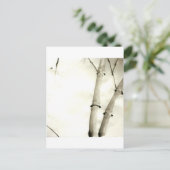 Carte Postale Bambou et feuille (Debout devant)