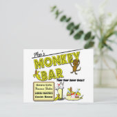 Carte Postale Banana splits de barre de singe de Moe (Debout devant)