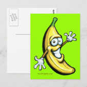 Carte Postale Banane (Devant / Derrière)