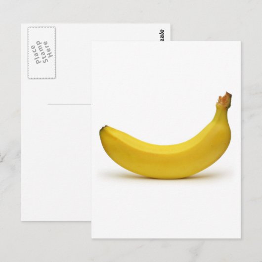 Carte Postale banane (Devant / Derrière)