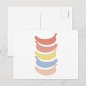 Carte Postale Banane arc-en-ciel #1 (Devant / Derrière)