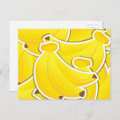 Carte Postale Banane drôle (Devant / Derrière)