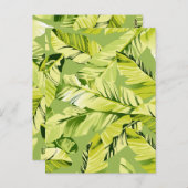 Carte Postale Banane Feuille 5 (Devant / Derrière)