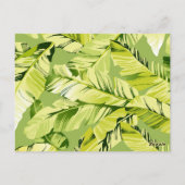 Carte Postale Banane Feuille 5 (Dos)