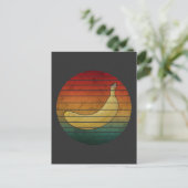 Carte Postale Banane Fruit Vintage (Debout devant)