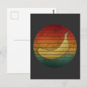 Carte Postale Banane Fruit Vintage (Devant / Derrière)