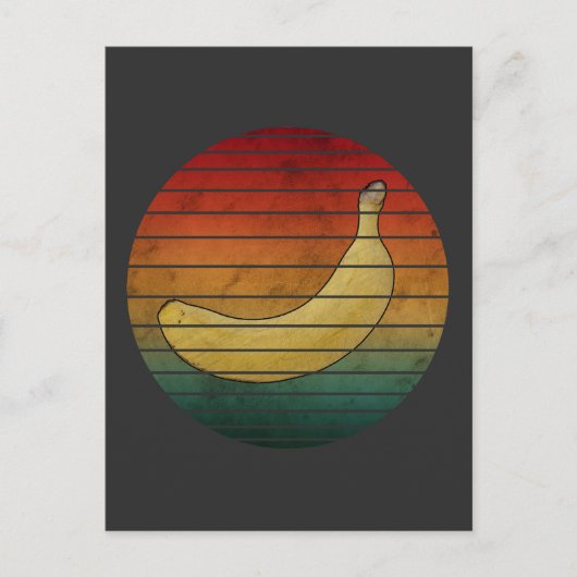 Carte Postale Banane Fruit Vintage (Devant)