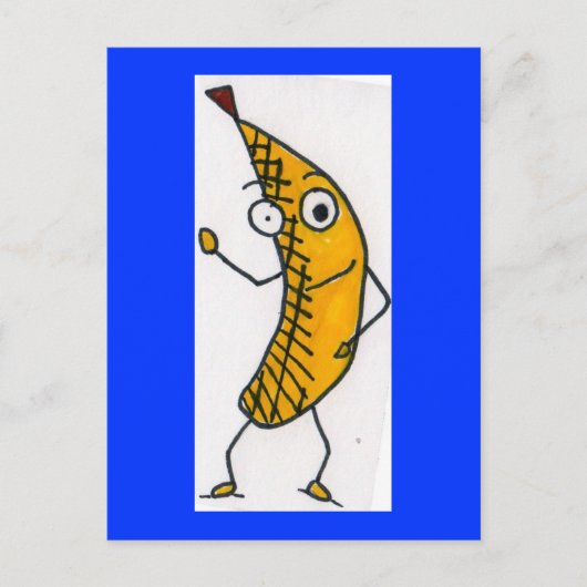 CARTE POSTALE BANANE JOYEUSE (Devant)