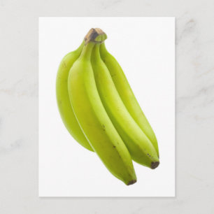Carte Postale Banane non mûre