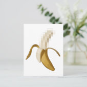Carte Postale Banane pelée à la censure (Debout devant)