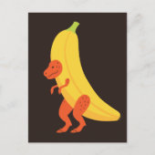 Carte Postale Banane T Rex (Devant)