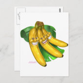 Carte Postale bananes (Devant / Derrière)