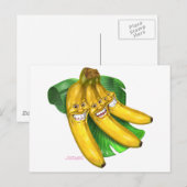 Carte Postale bananes (Devant / Derrière)