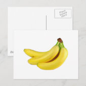 Carte Postale Bananes (Devant / Derrière)