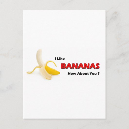 Carte Postale Bananes (Devant)
