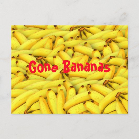 Carte Postale Bananes allées (Devant)