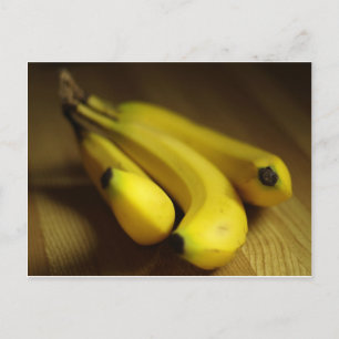 CARTE POSTALE BANANES JAUNES SAINES