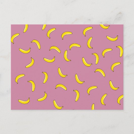 Carte Postale Bananes roses (Devant)