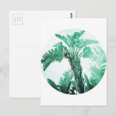 Carte Postale Bananier à feuille verte (Devant / Derrière)