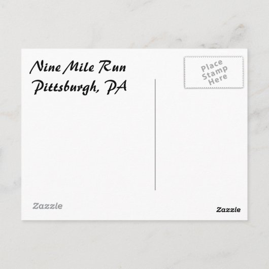 Carte Postale banc (Dos)