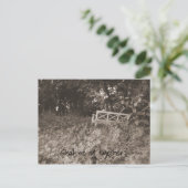 Carte Postale Banc blanc (Debout devant)
