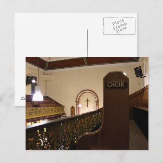 Carte Postale banc chorale (Devant / Derrière)