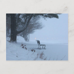 Carte Postale Banc de neige