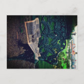 Carte Postale Banc de parc (Devant)