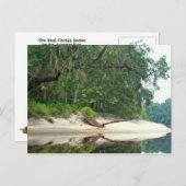 Carte Postale Banc de sable de Suwannee (Devant / Derrière)