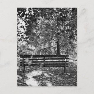 Carte Postale Banc du parc