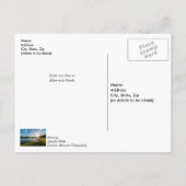 Carte Postale Banc du parc du comté de Cape Girardeau Coucher de (Dos)