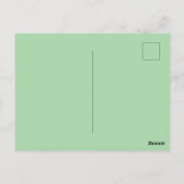 Carte postale Banc Mossy vintage (Dos)