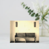 Carte Postale Banc vintage (Debout devant)