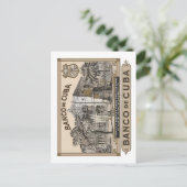 CARTE POSTALE BANCO DE CUBA (Debout devant)