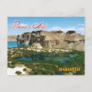 Carte Postale Band-e Amir, Afghanistan