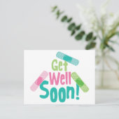 Carte Postale Bandage de soin vite mieux (Debout devant)