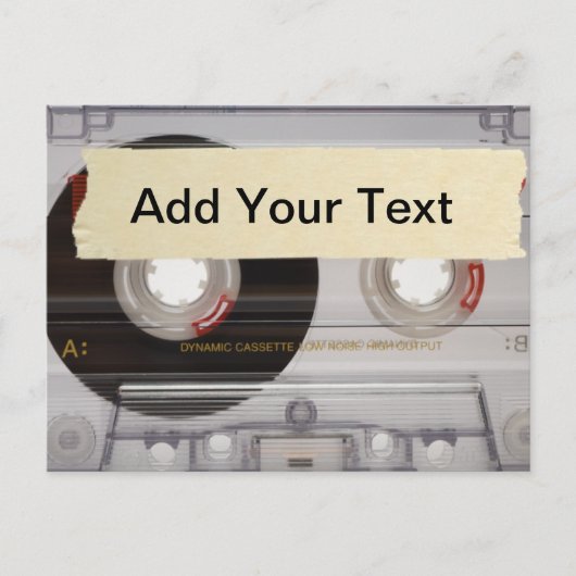 Carte Postale Bande Casette (Devant)