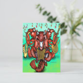 Carte Postale Bande de langoustes (Debout devant)