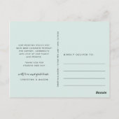 Carte Postale Bande de seaglass | Mariage Photo Collage Merci (Dos)