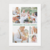 Carte Postale Bande de seaglass | Mariage Photo Collage Merci (Devant)
