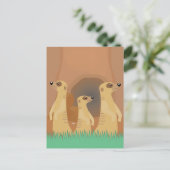 Carte Postale Bande de suricates (Debout devant)
