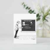 Carte Postale Bande dessinée 5850 de maths (Debout devant)