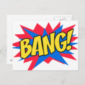 Carte Postale Bande dessinée BANG (Devant / Derrière)