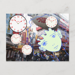 Carte Postale bande dessinée MANGA