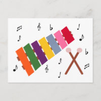 Bande dessinée multicolore d'instrument de musique